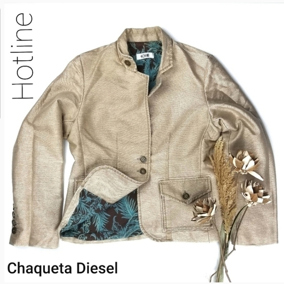 Hotline Jackets & Blazers - Hotline  Lady Chaqueta Diesel Blazer Camel Lg